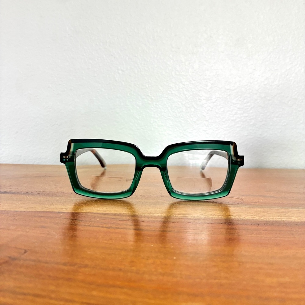 Silvian Heach Green Square Glasses